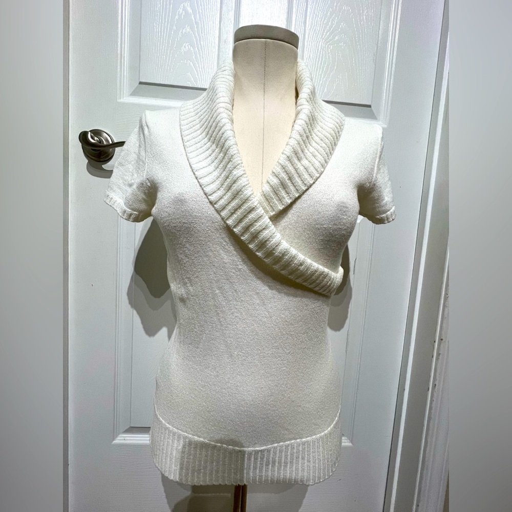 BCBG Maxazria Shawl Collar Sweater Vest